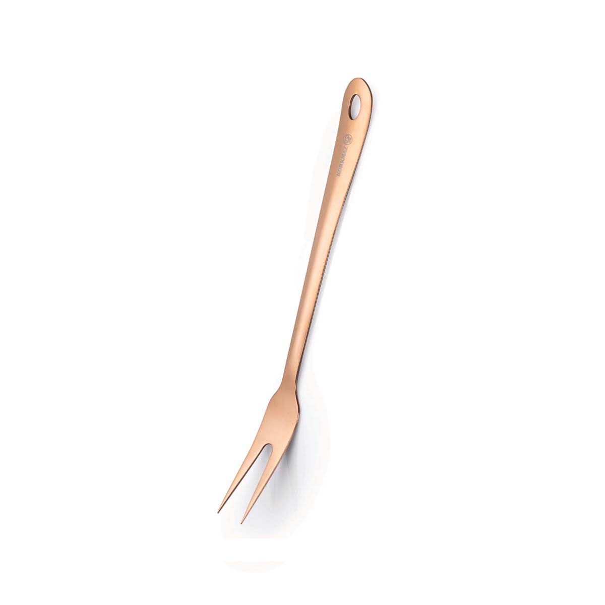 Twisty Rose Gold Serving Fork Korkmaz Mauritius Twisty Rose Gold Serving Fork Korkmaz Mauritius